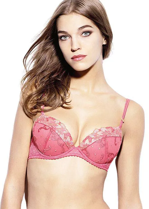 Aubade Wandering Love Pink Plunge Bra