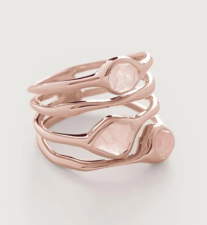 Siren Cluster Cocktail Ring