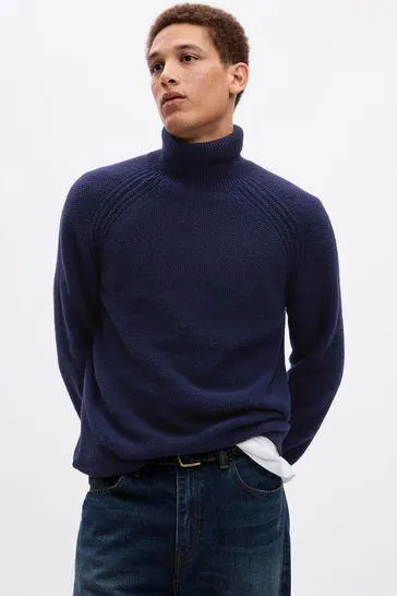 Knit Turtle Neck Long Sleeve Jumper