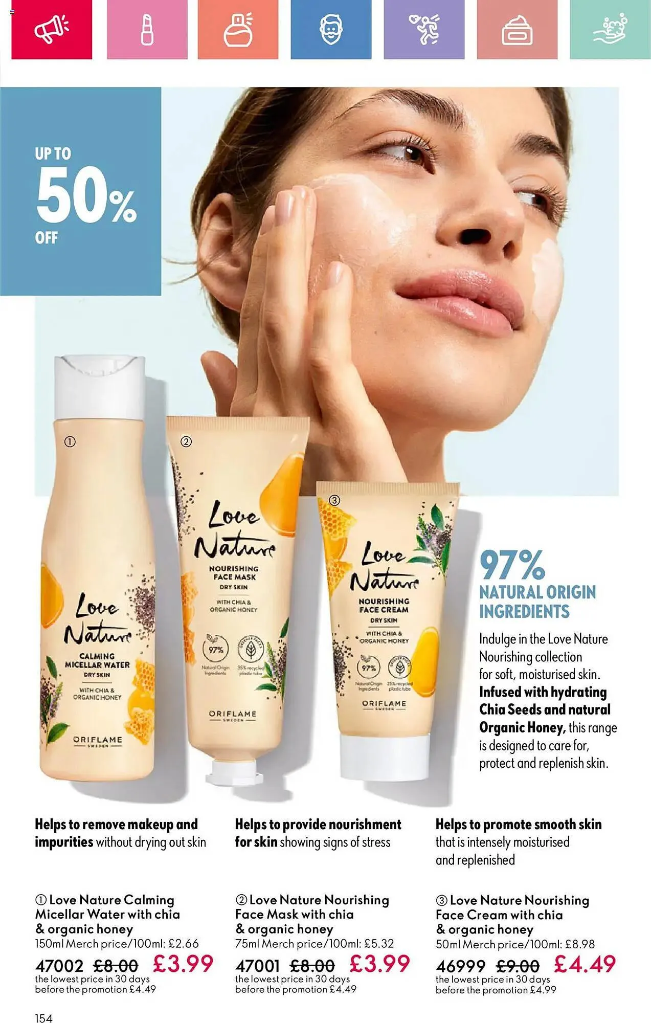 Oriflame leaflet from 19 June to 9 July 2025 - Catalogue Page 154