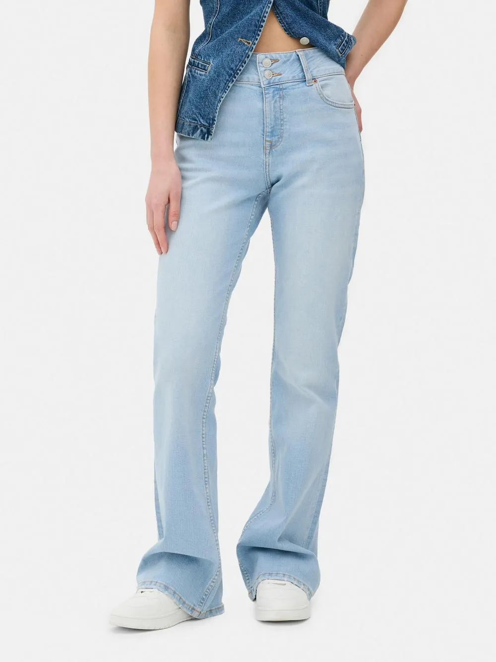 Flared Denim Jeans