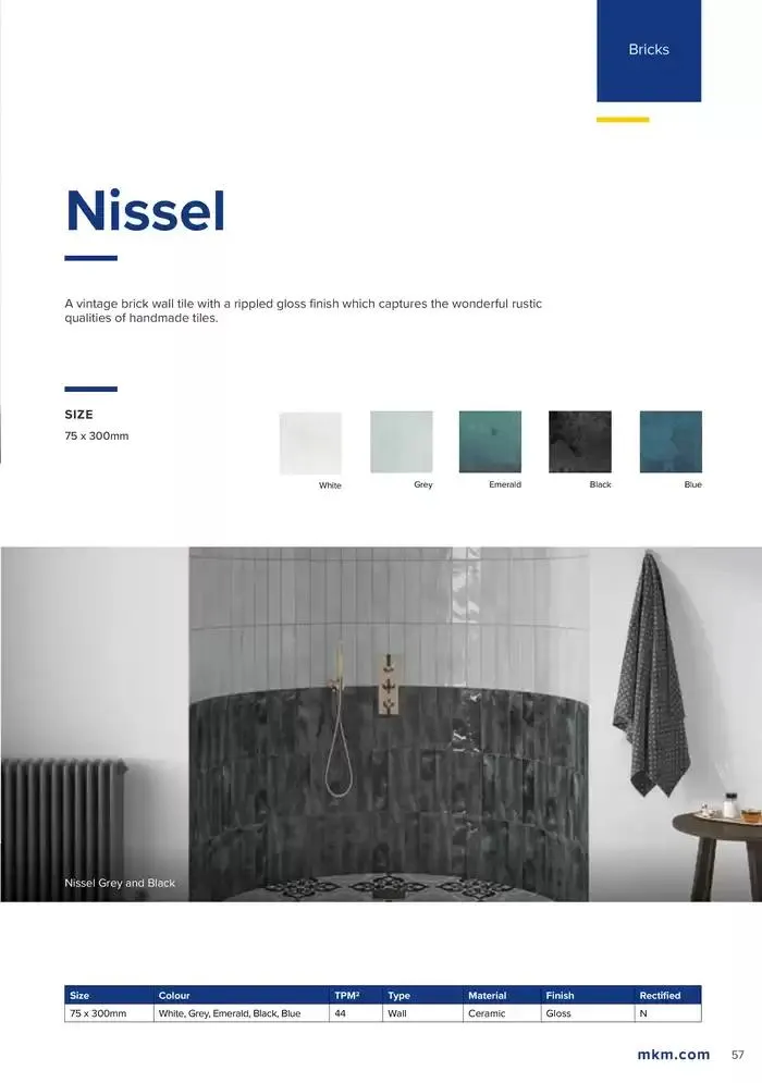 Tile Collection  from 14 January to 31 May 2025 - Catalogue Page 57