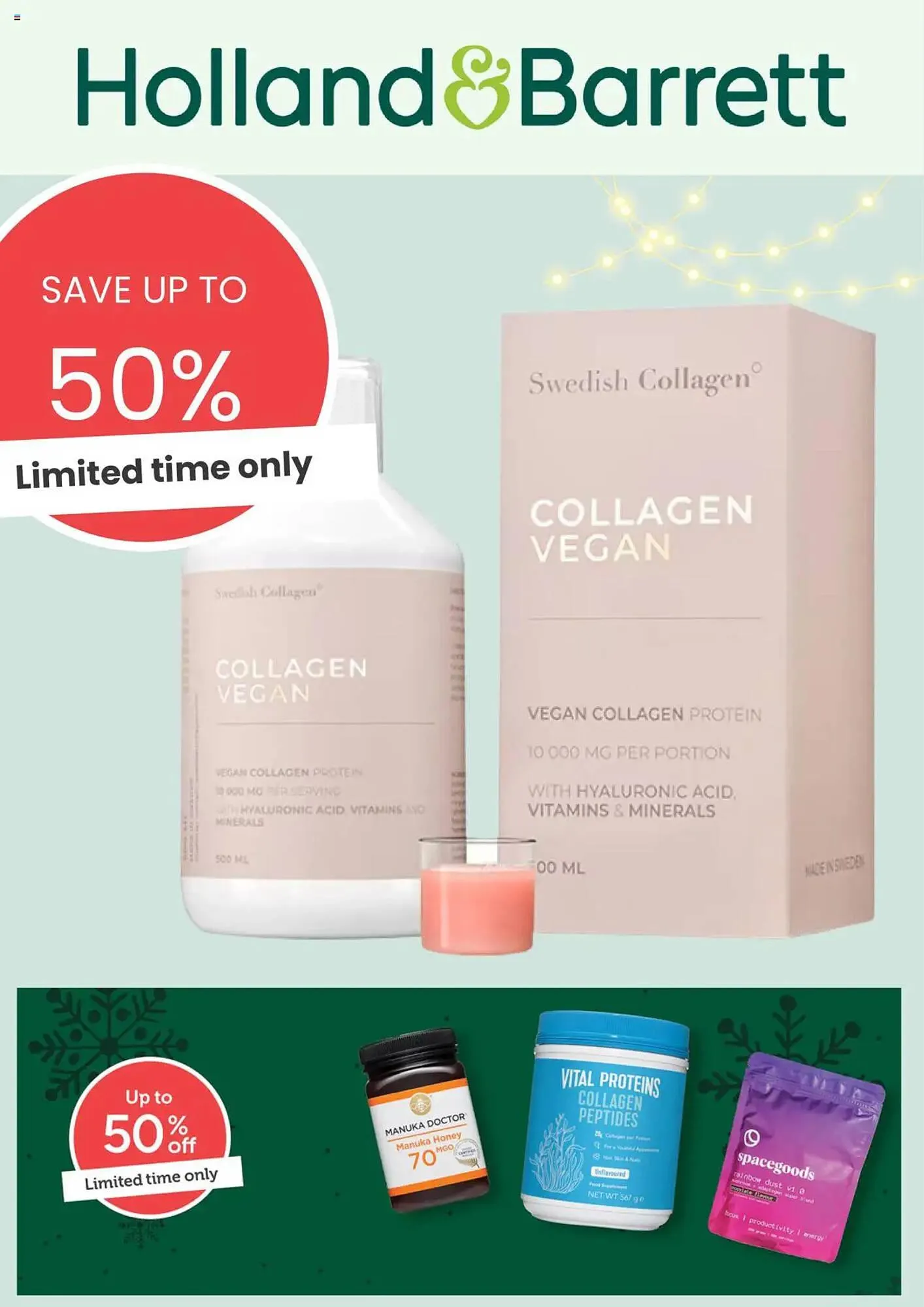 Holland & Barrett leaflet from 18 December to 17 January 2025 - Catalogue Page 1