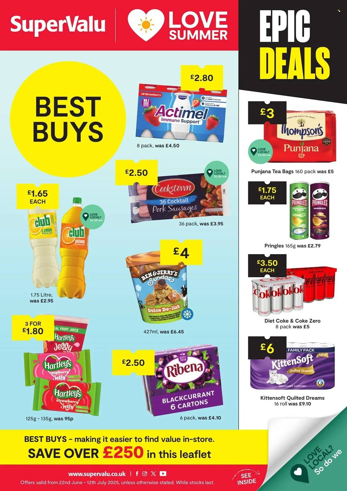 SuperValu leaflet from 22 June to 12 July 2025 - Catalogue Page 1