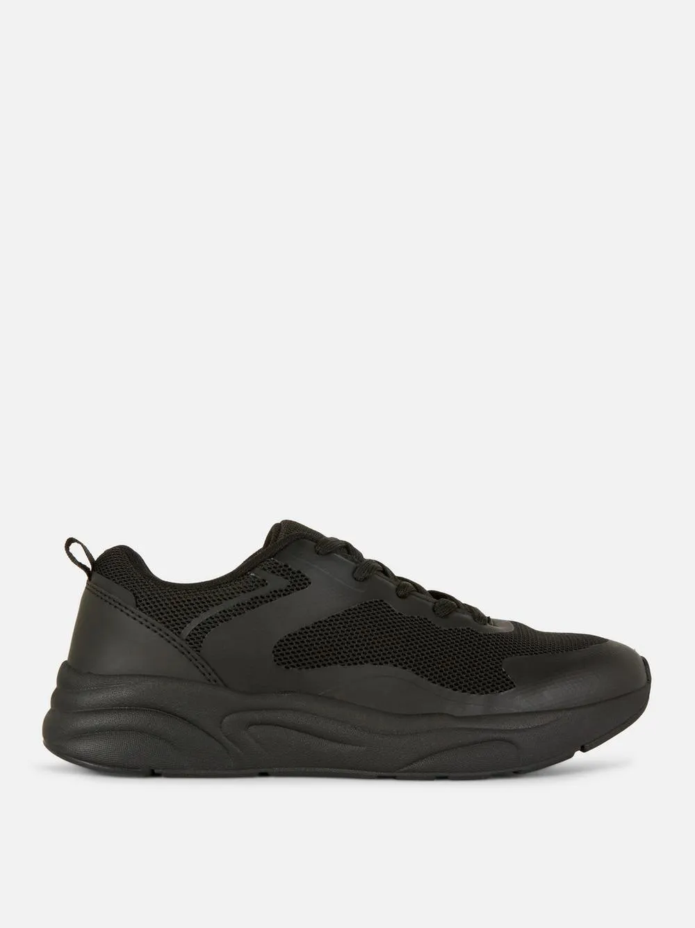 Panelled Chunky Low-Top Trainers