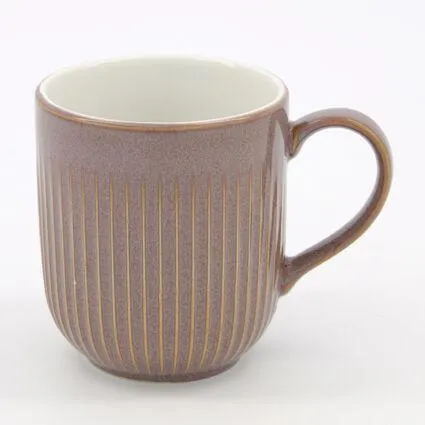 Brown Striped Mug