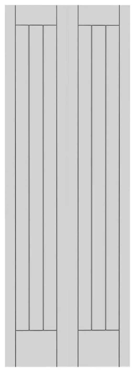 Wickes Geneva White Primed Bifold Solid Core - 1947 mm