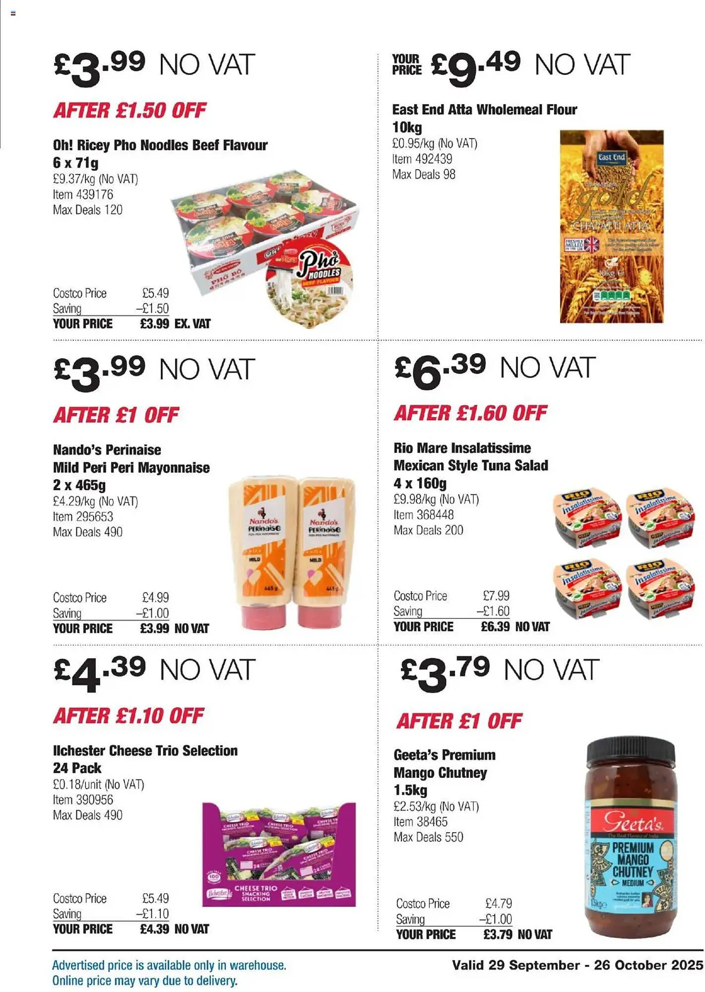 Costco leaflet from 29 September to 26 October 2025 - Catalogue Page 15