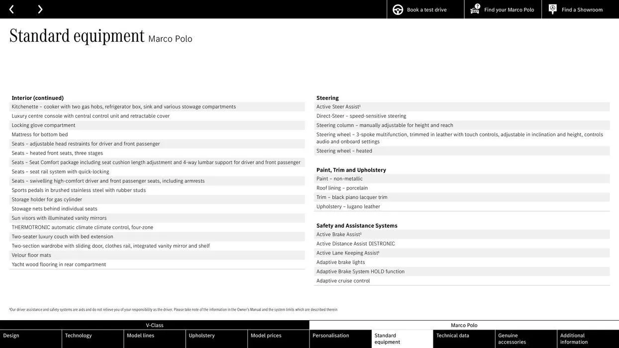 Mercedes Benz V-Class from 13 September to 13 September 2025 - Catalogue Page 45