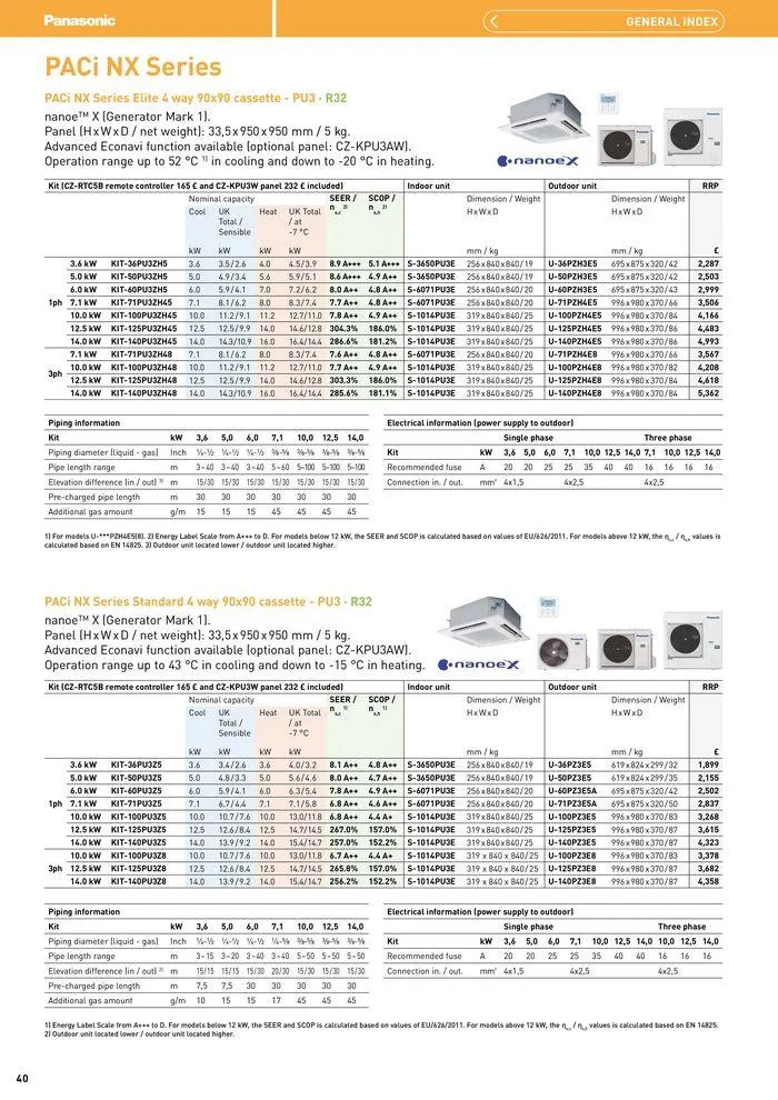 Price List 2024 / 2025 from 12 August to 31 December 2025 - Catalogue Page 40