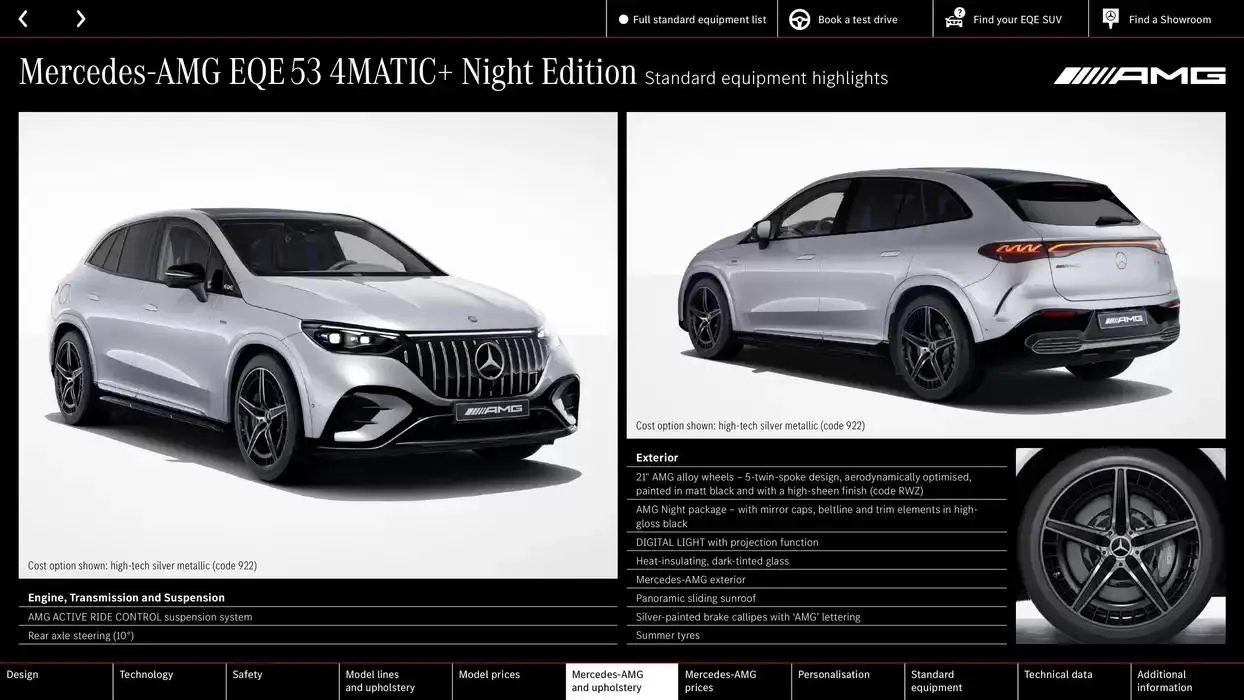 Mercedes Benz New EQE SUV from 25 October to 25 October 2025 - Catalogue Page 36