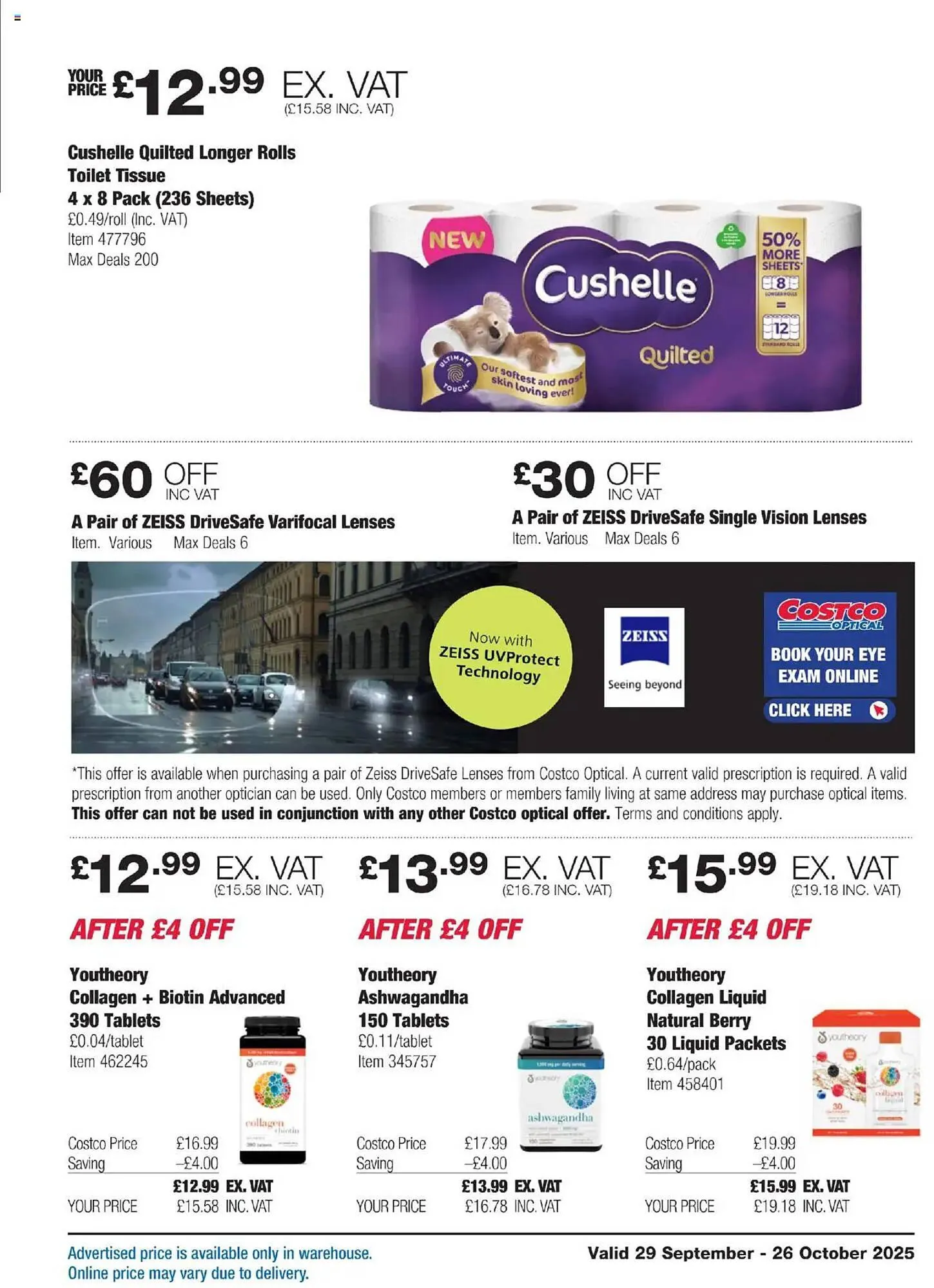 Costco leaflet from 29 September to 26 October 2025 - Catalogue Page 21