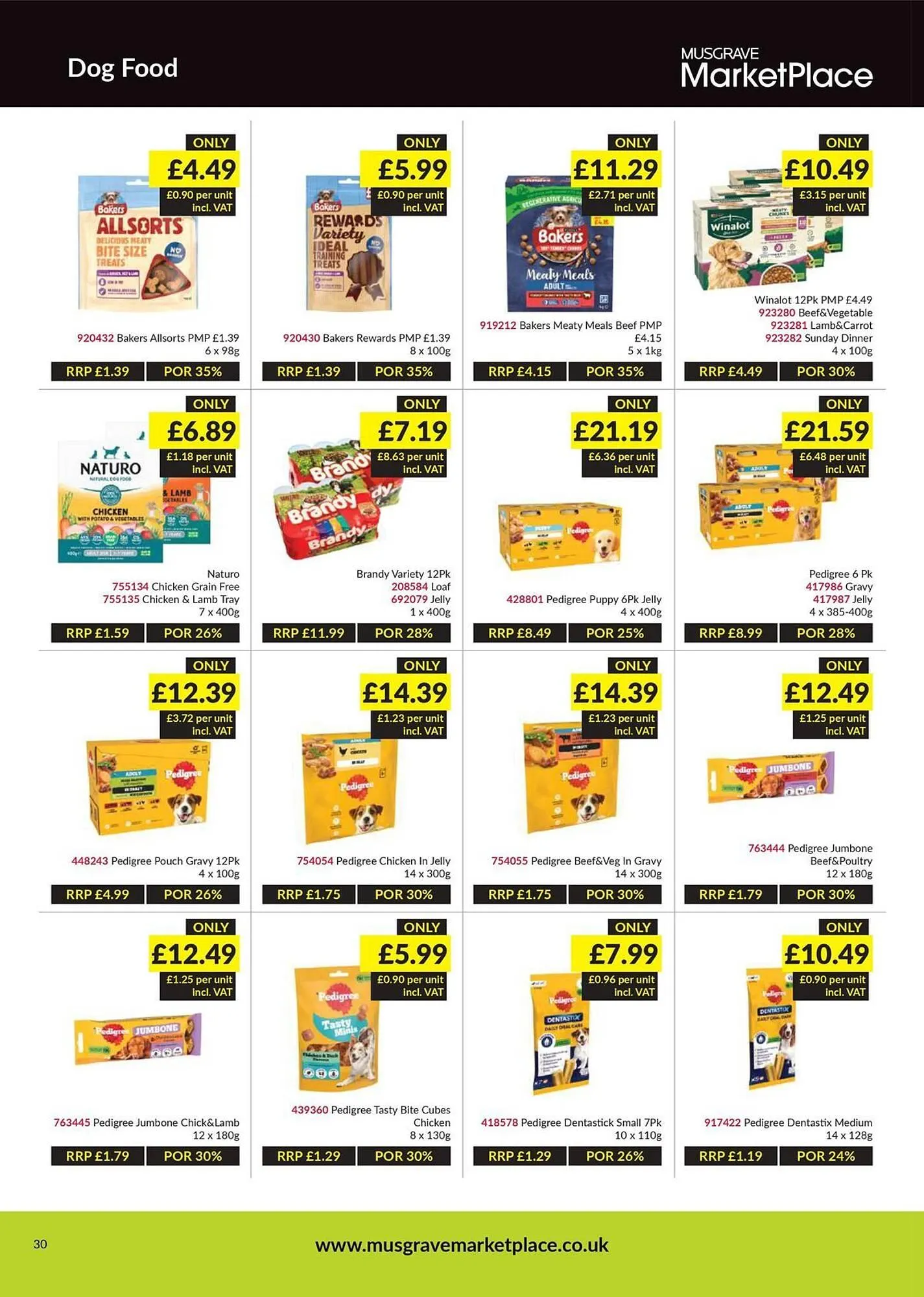 Musgrave MarketPlace leaflet from 25 August to 14 September 2025 - Catalogue Page 30