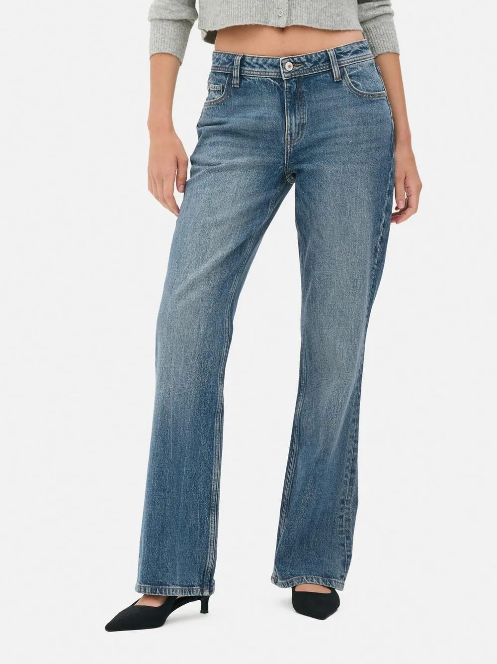 Mid Rise Bootcut Jeans