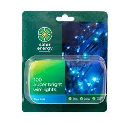 100 SUPER BRIGHT WIRE LIGHTS - BLUE