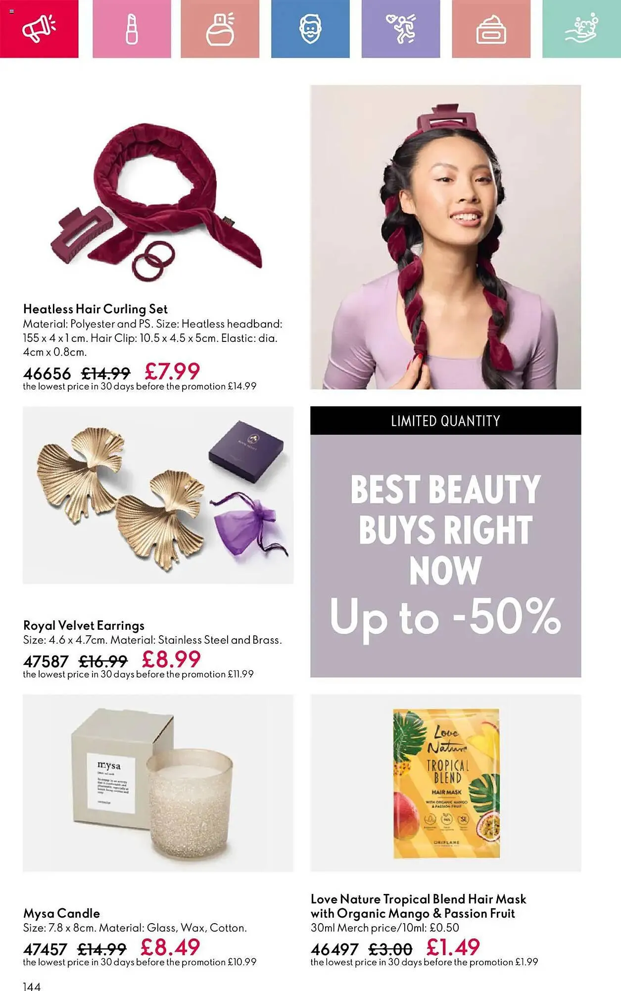Oriflame leaflet from 17 April to 7 May 2025 - Catalogue Page 144