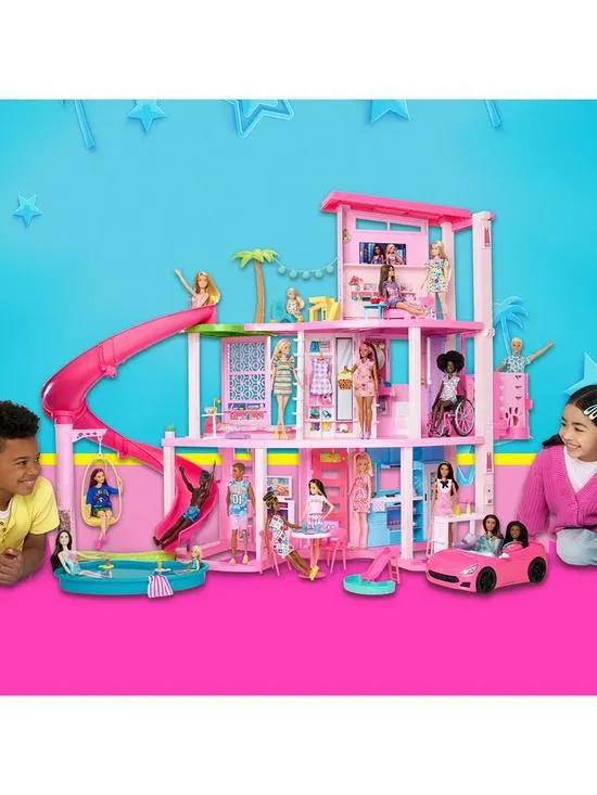 DreamHouse Doll Playset, Slide and Accessories