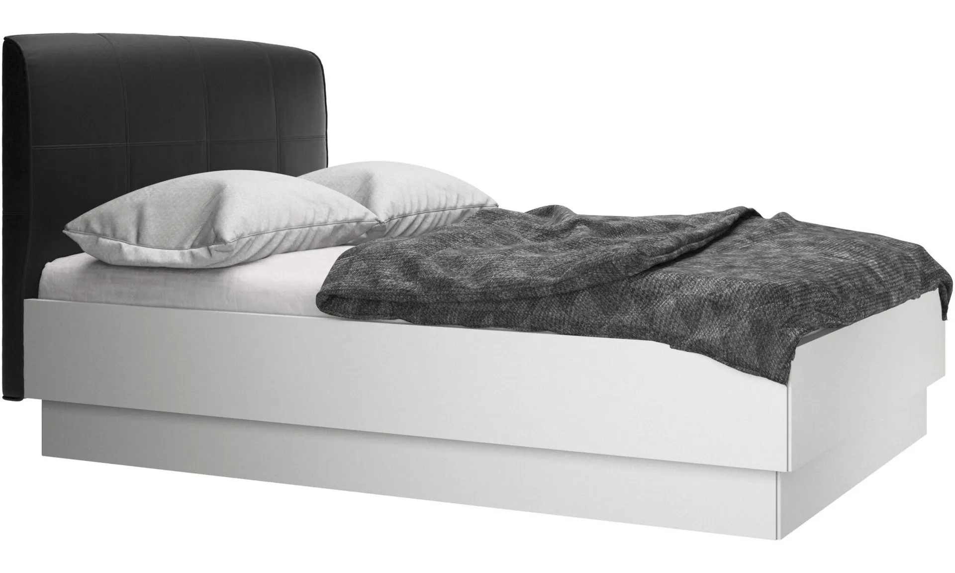 Houston, upholstered bed with storage