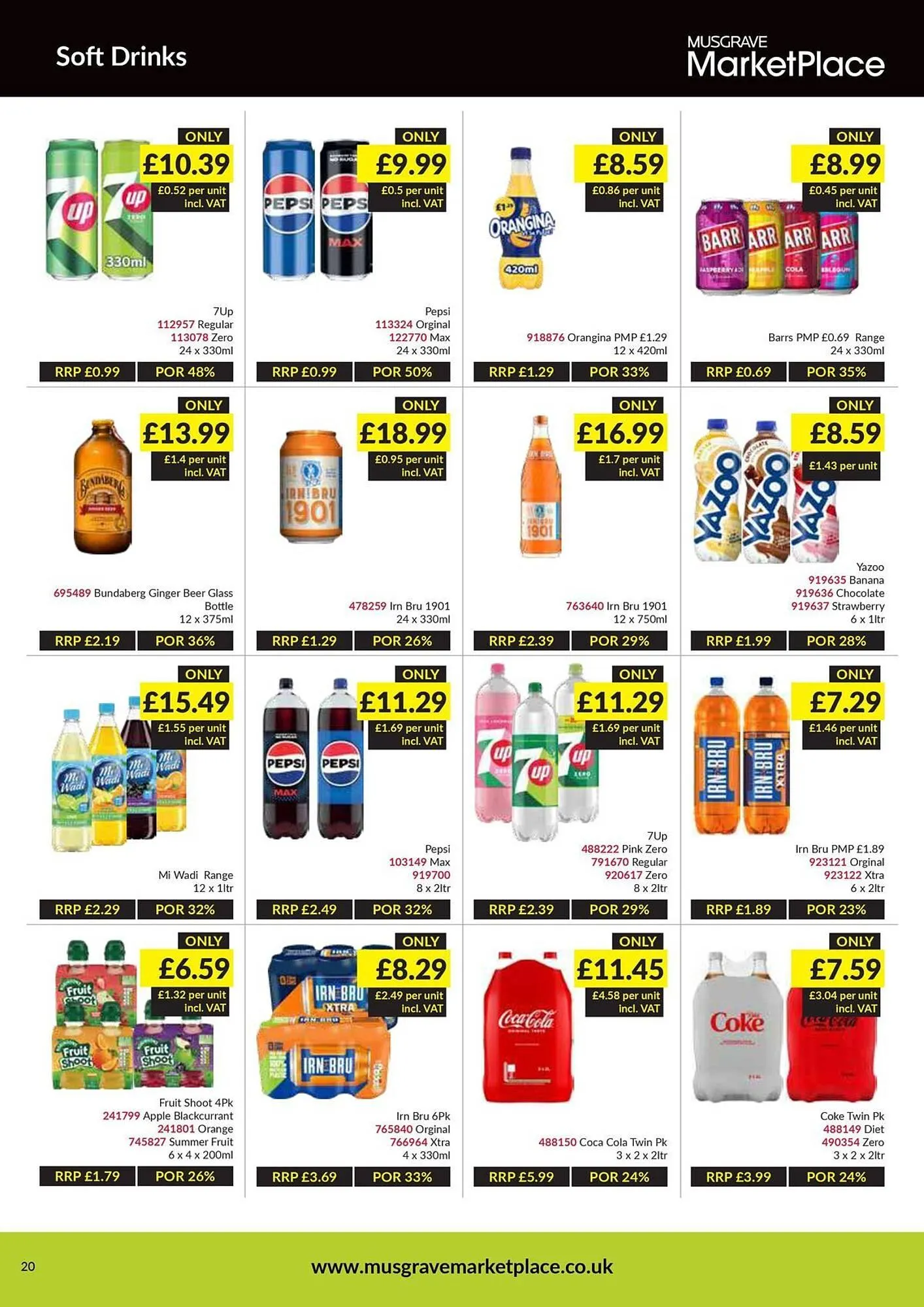Musgrave MarketPlace leaflet from 16 February to 8 March 2026 - Catalogue Page 20