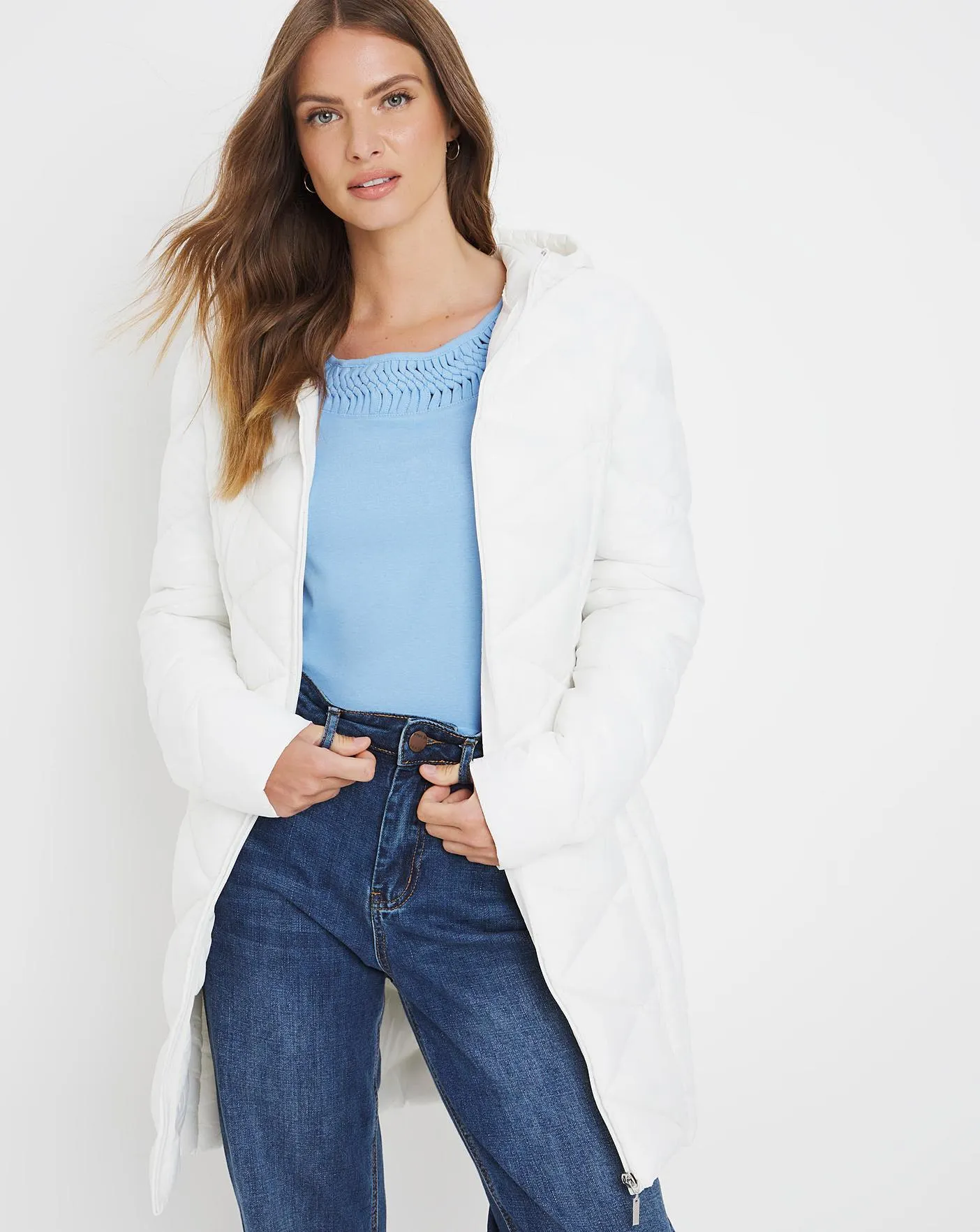 Julipa Longline Packaway Padded Jacket