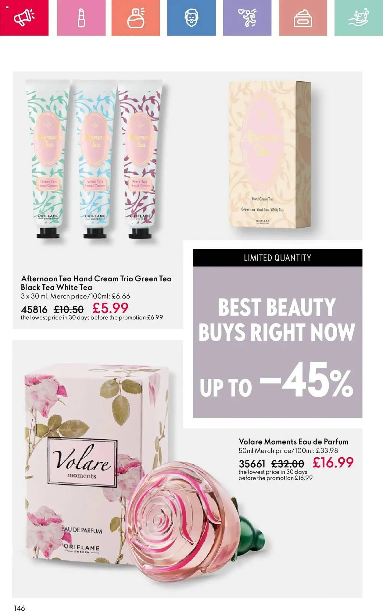 Oriflame leaflet from 10 July to 30 July 2025 - Catalogue Page 146