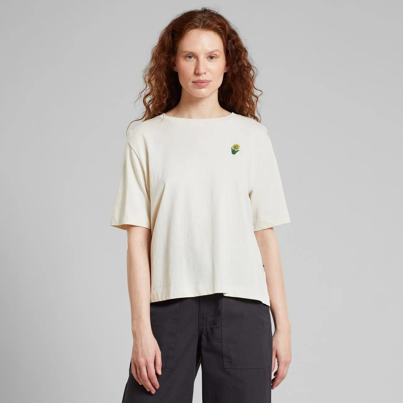 T-shirt Vadstena One Dandelion Oat White