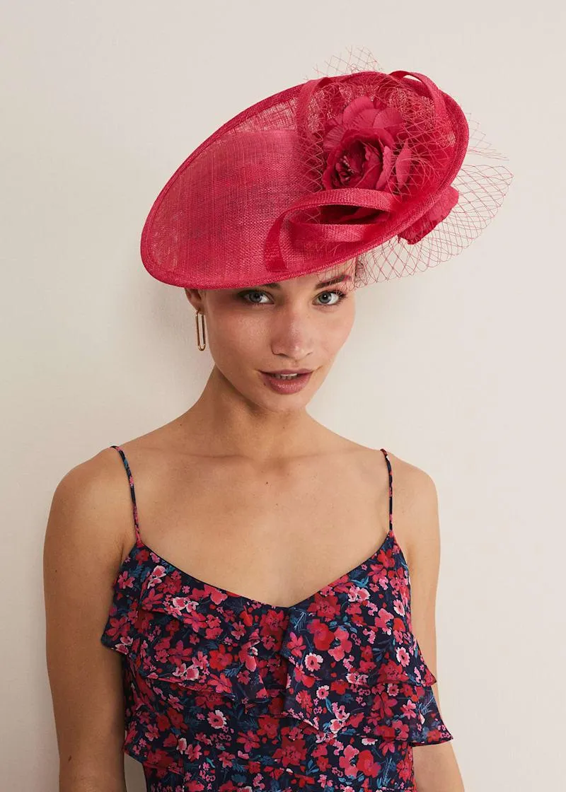 Pink Flower Fascinator