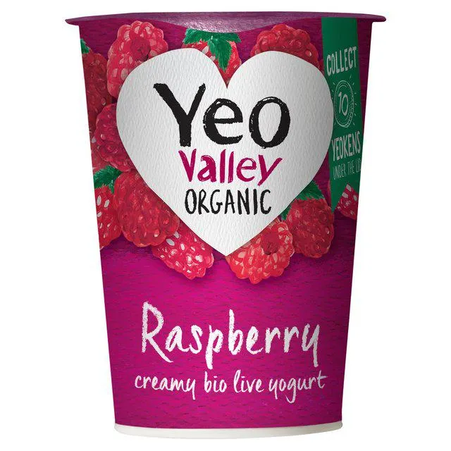 Yeo Valley Organic Raspberry Yoghurt 450g
