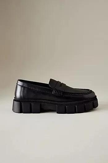 ASRA Chunky Leather Loafers