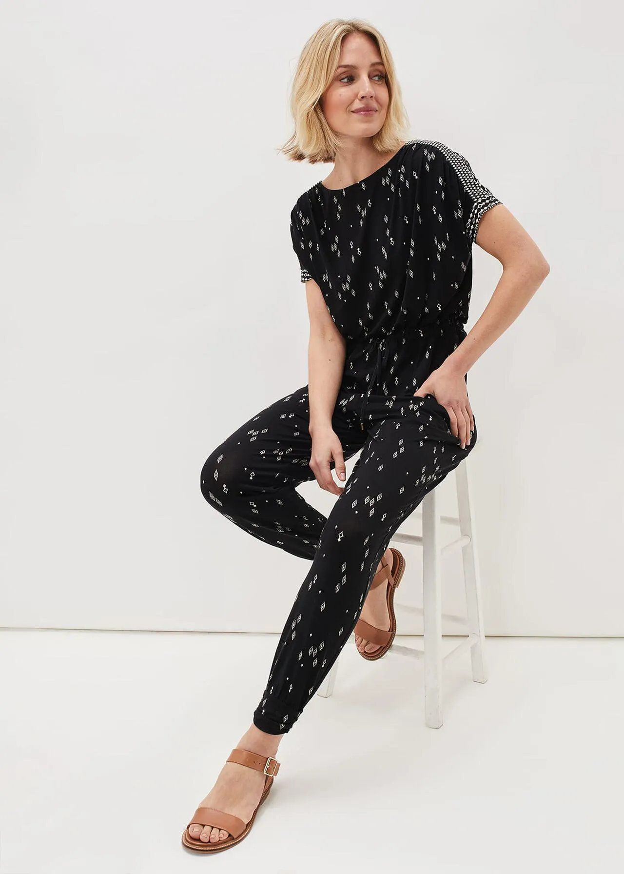 Malaya Tapered Leg Jumpsuit