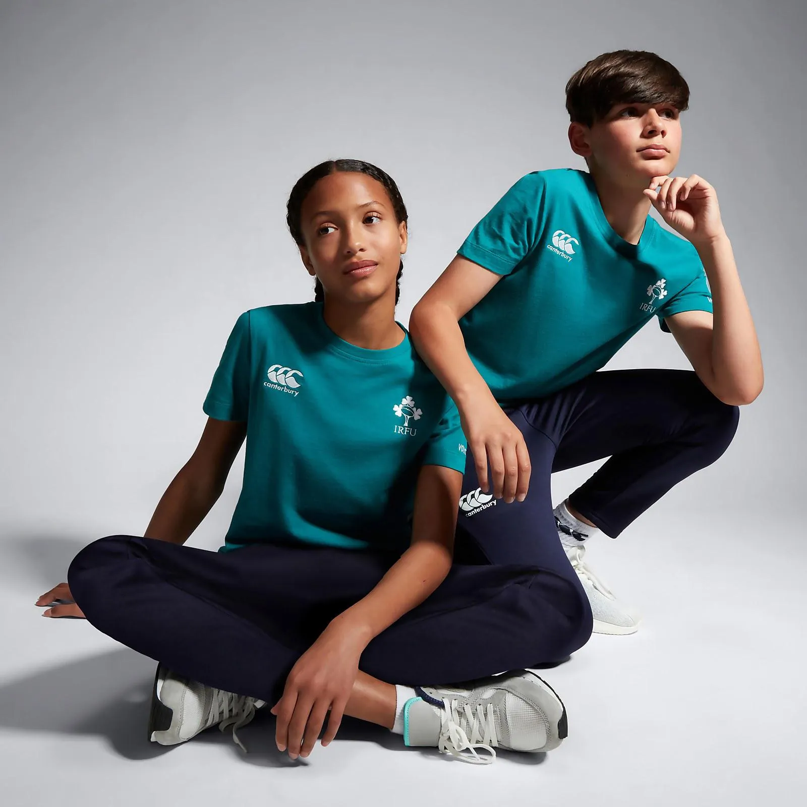 JUNIOR UNISEX IRFU COTTON T-SHIRT GREEN