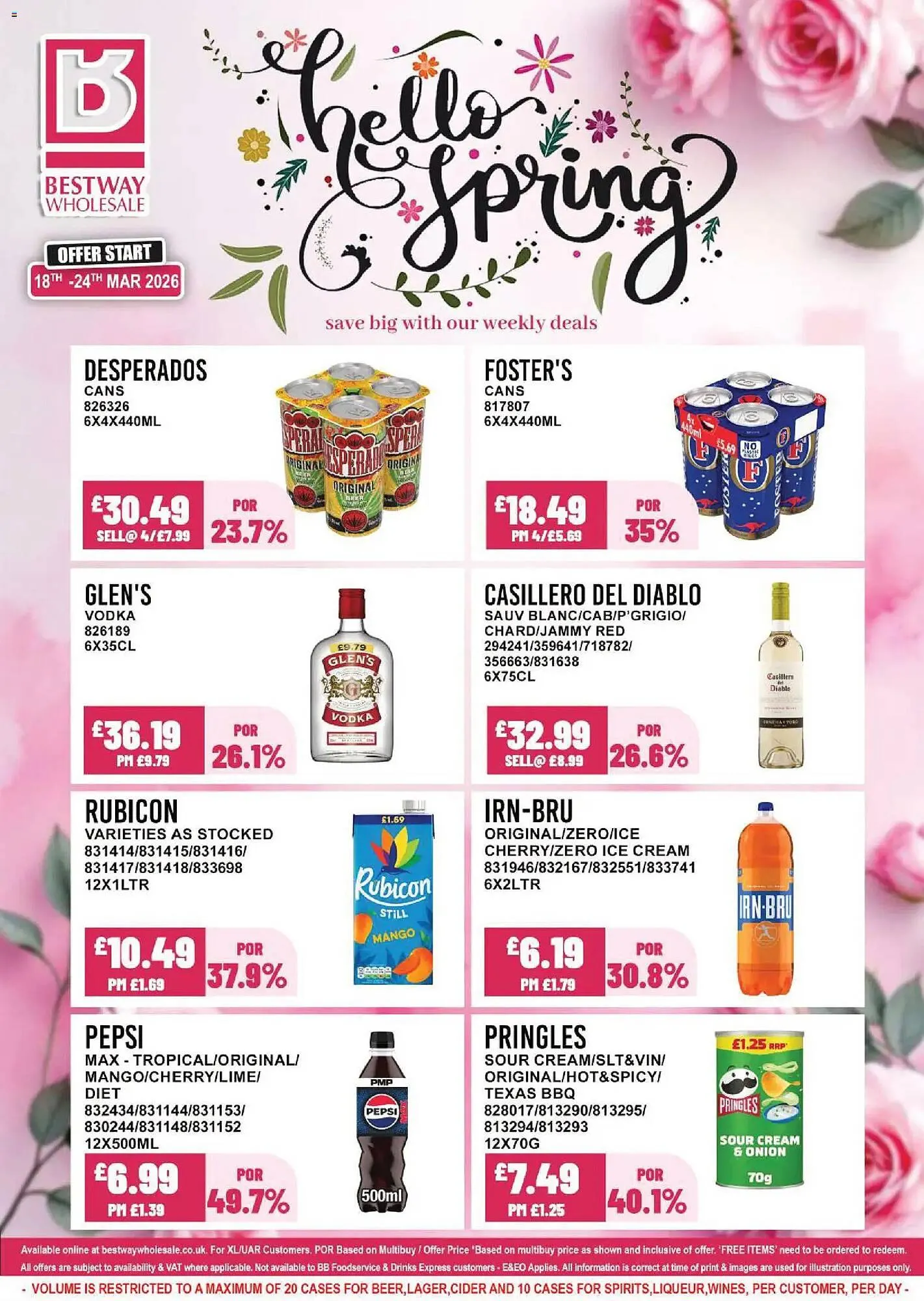 Bestway leaflet from 18 March to 24 March 2026 - Catalogue Page 1