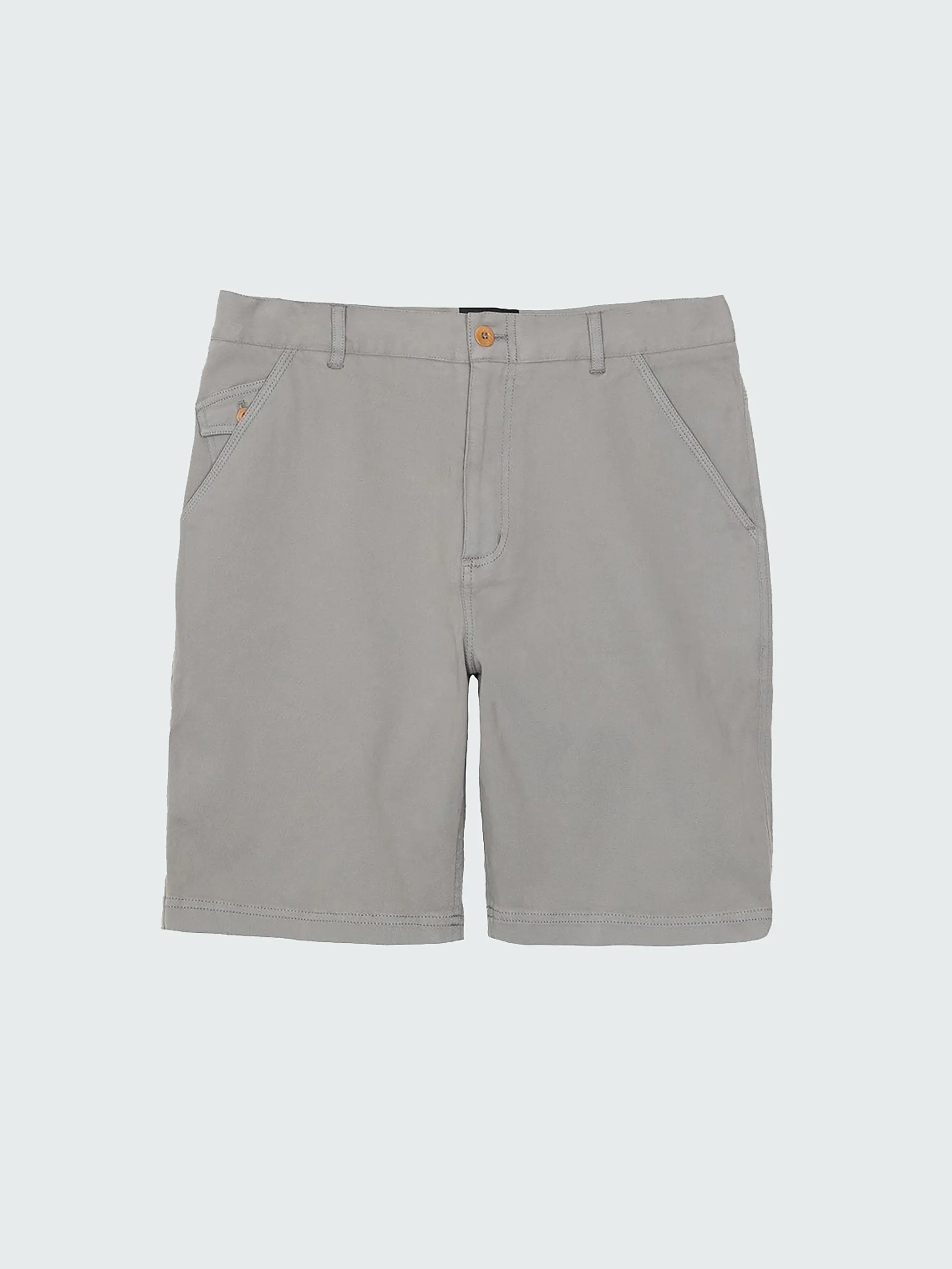 Organic cotton shorts in whale grey