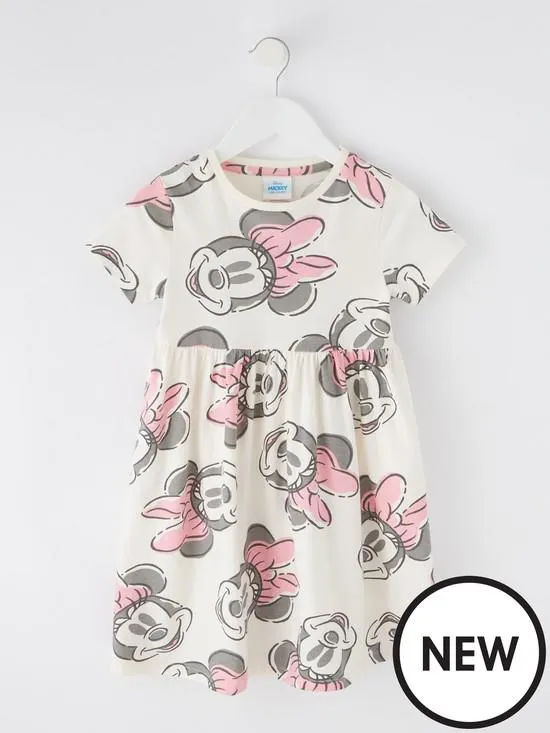 Disney Minnie Mouse Short Sleeve Frill Dress
