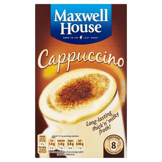 Maxwell House Classic Roast Cappuccino x8