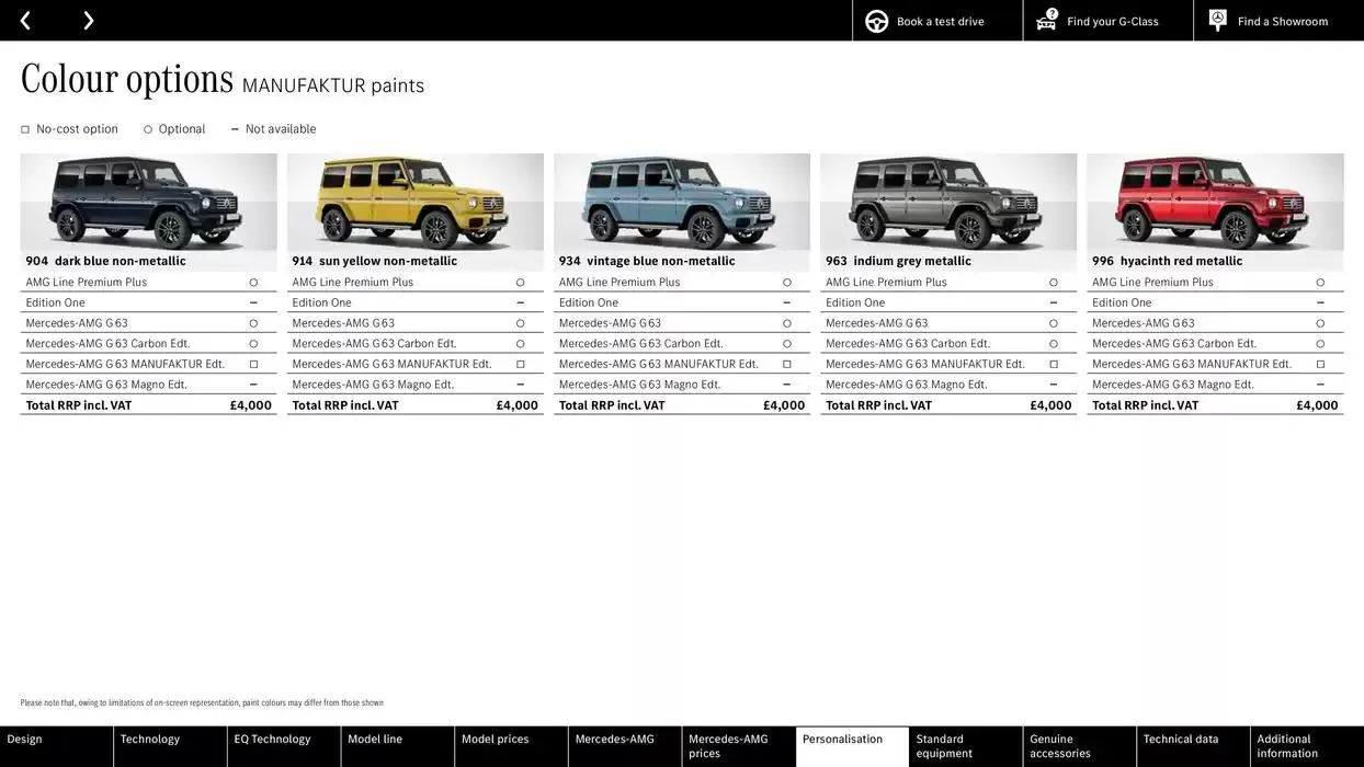 Mercedes Benz New G-Class from 11 October to 11 October 2025 - Catalogue Page 75