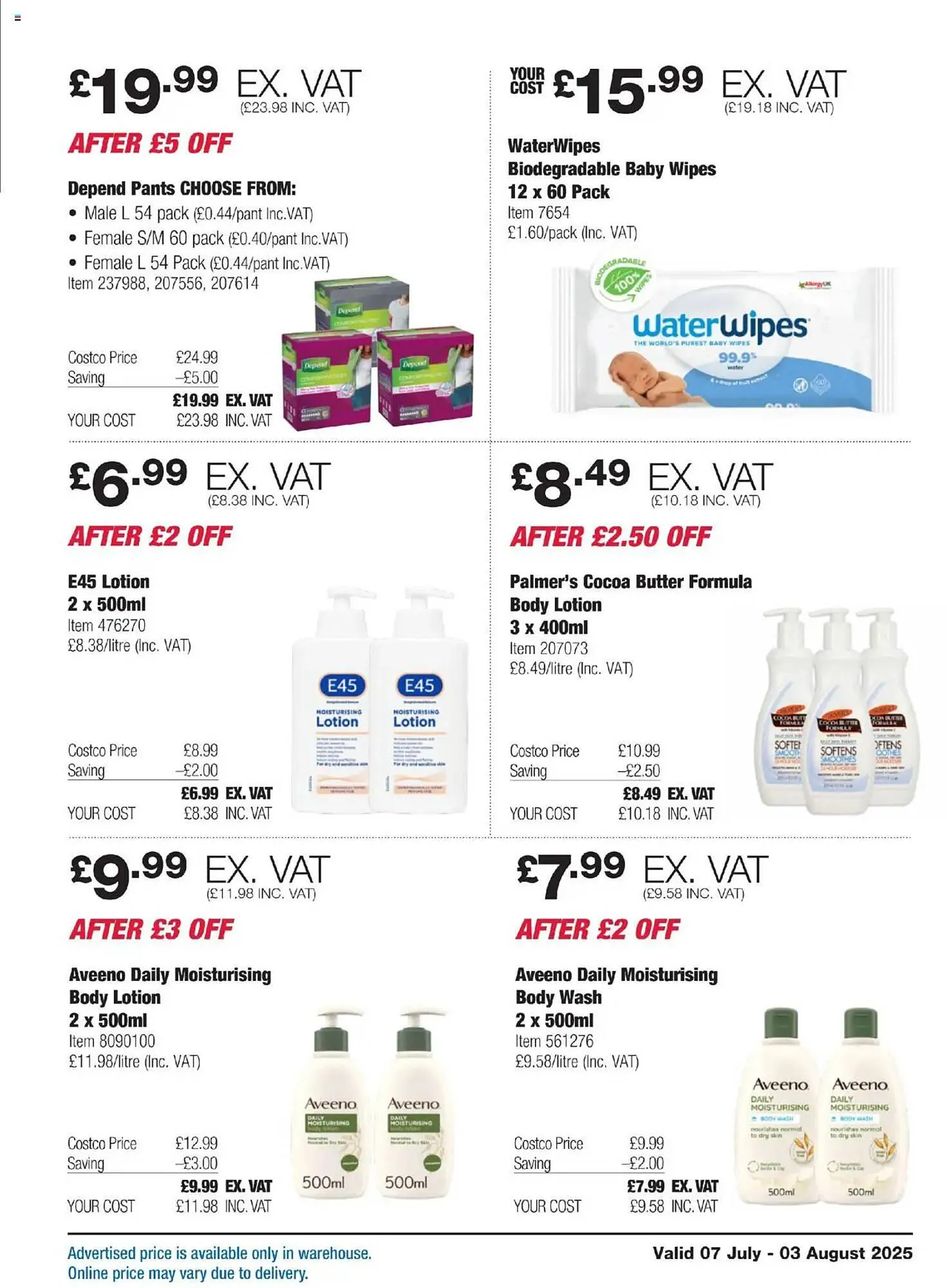 Costco leaflet from 7 July to 3 August 2025 - Catalogue Page 19