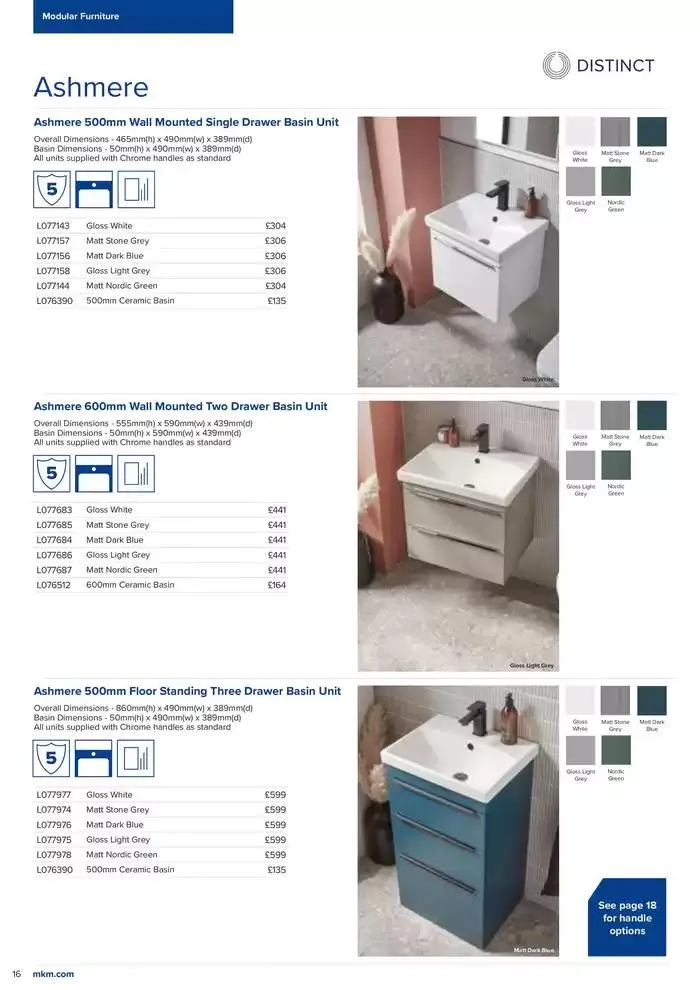 Bathroom Collection 2025 from 6 February to 31 December 2025 - Catalogue Page 18