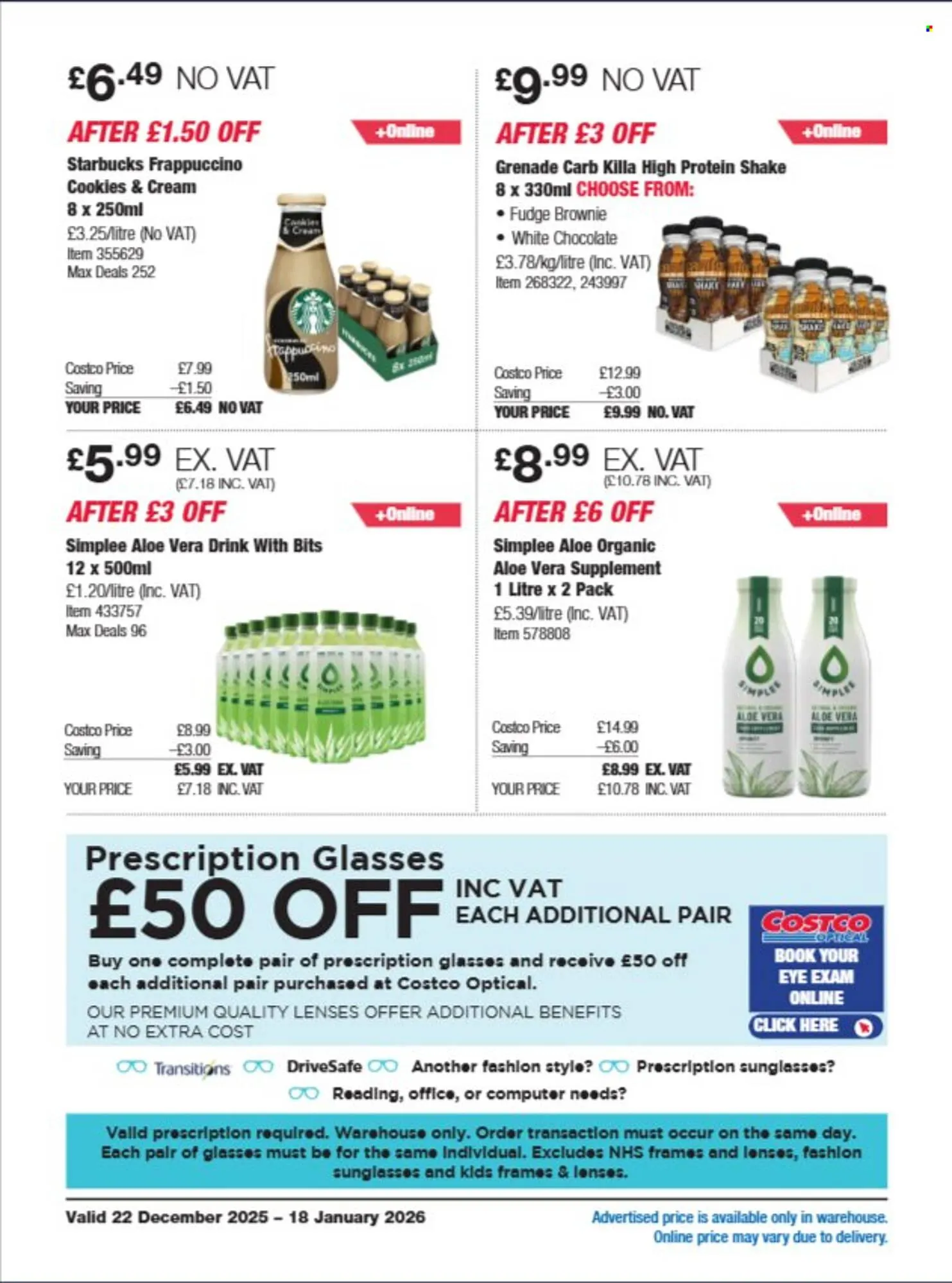 Costco leaflet from 22 December to 18 January 2026 - Catalogue Page 14