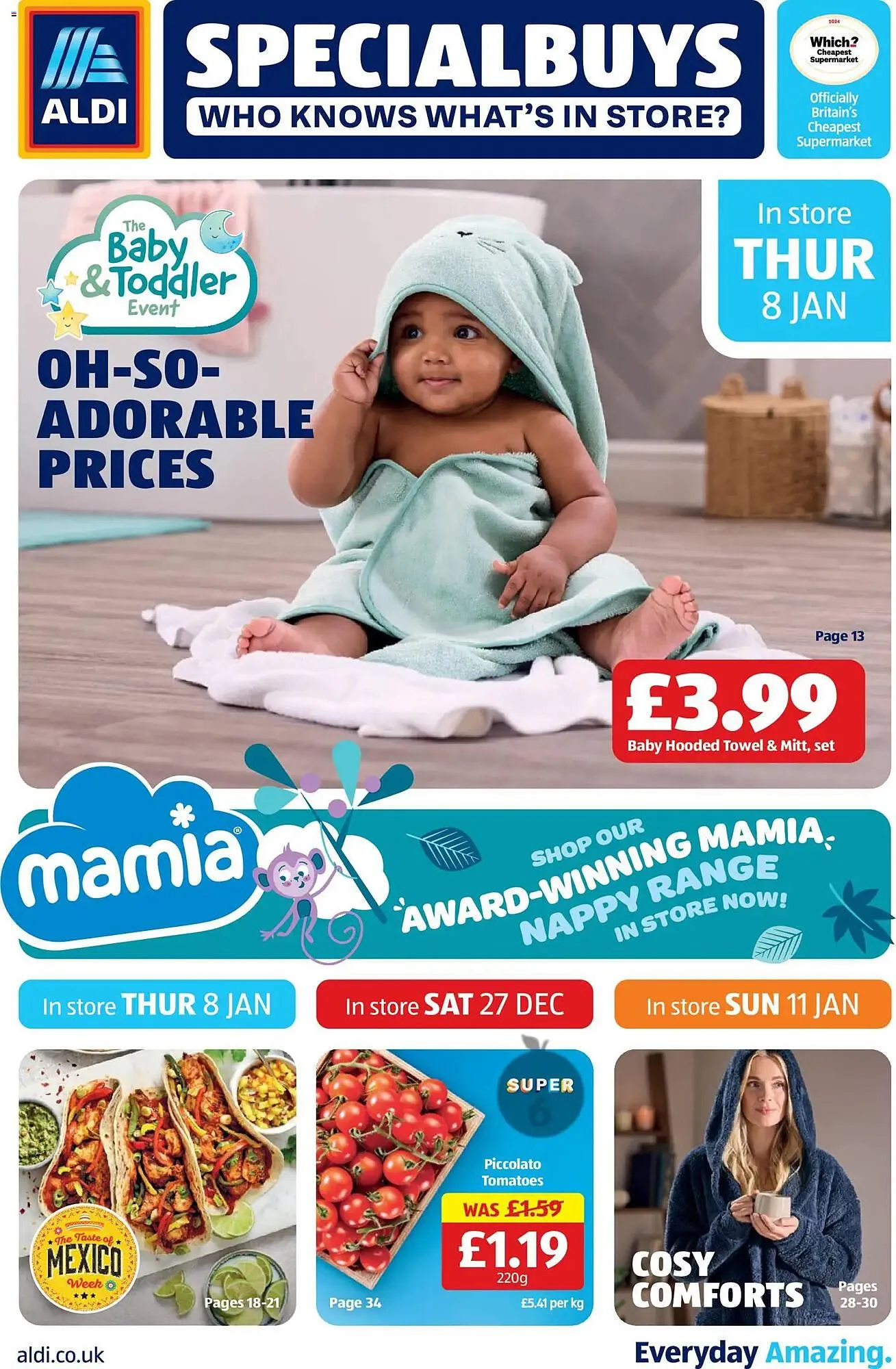 Aldi leaflet from 8 January to 12 January 2026 - Catalogue Page 1