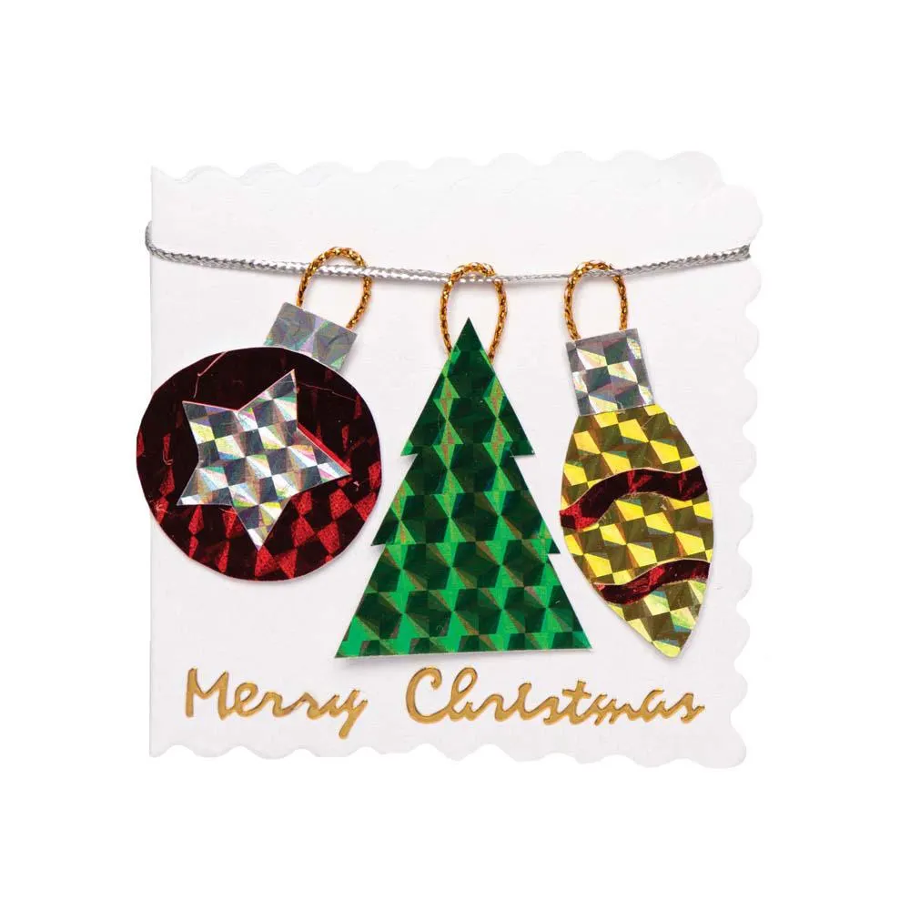Christmas A4 Holographic Card 200gsm