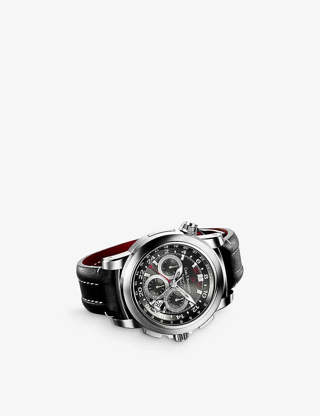 00.10620.08.33.02 Patravi Traveltec stainless-steel and rubber automatic watch