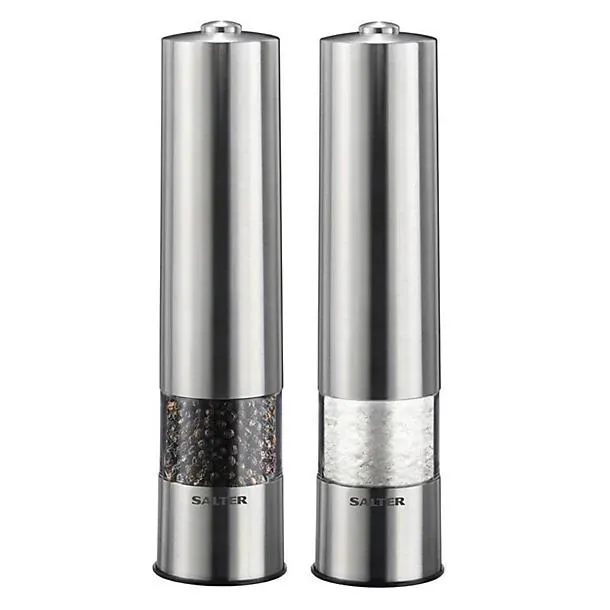 Salter Electronic Salt and Pepper Mill Set