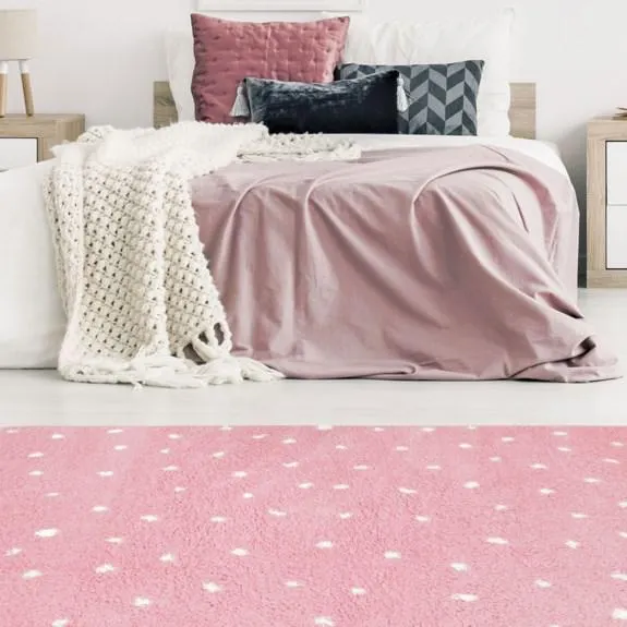 Iona Pink Spots Rug