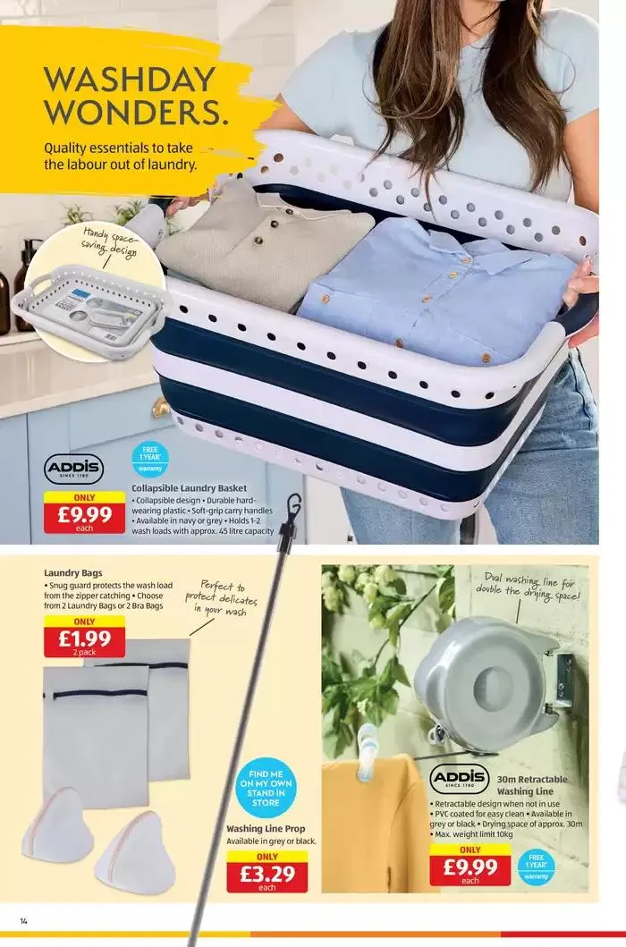 Aldi weekly offers from 13 March to 16 March 2025 - Catalogue Page 14