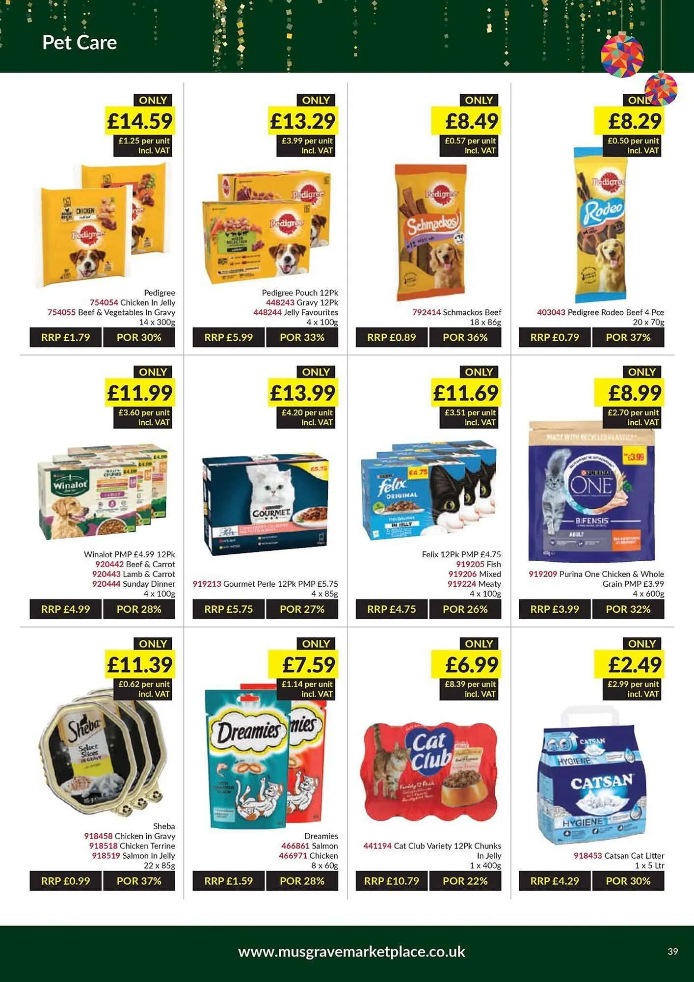 Musgrave MarketPlace leaflet from 21 November to 10 December 2023 - Catalogue Page 39