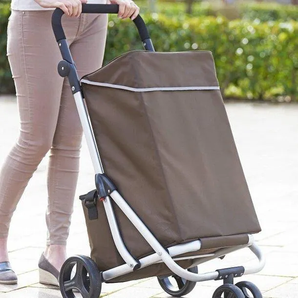Lightweight Prestige 4-Wheel Shopping Trolley