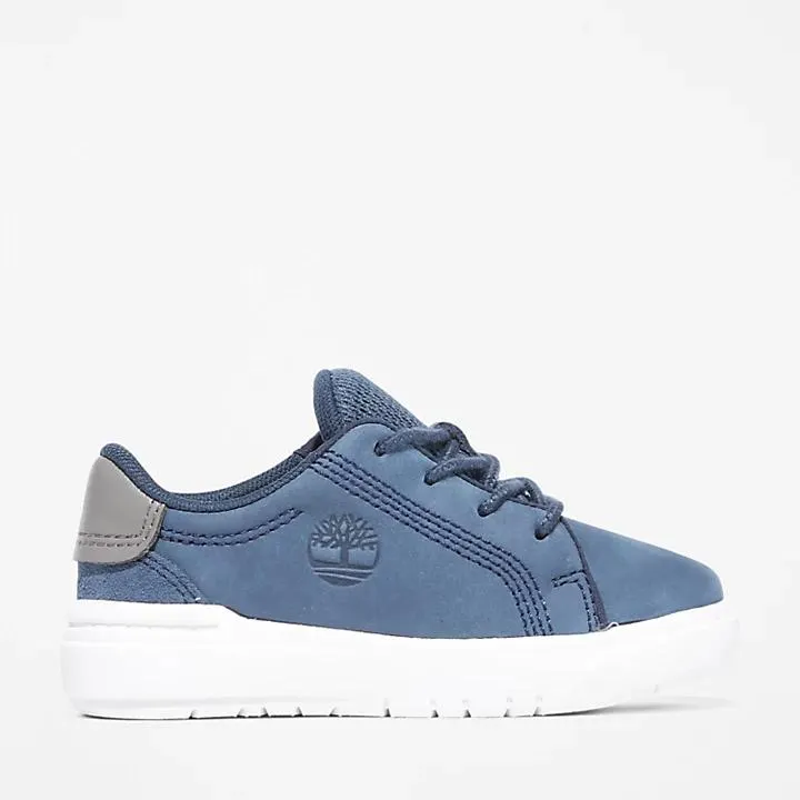 Seneca Bay Leather Trainer for Toddler in Blue