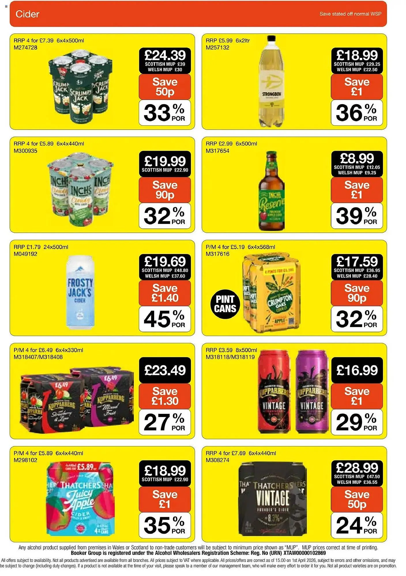 Booker Wholesale brochure from 22 April to 19 May 2026 - Catalogue Page 20