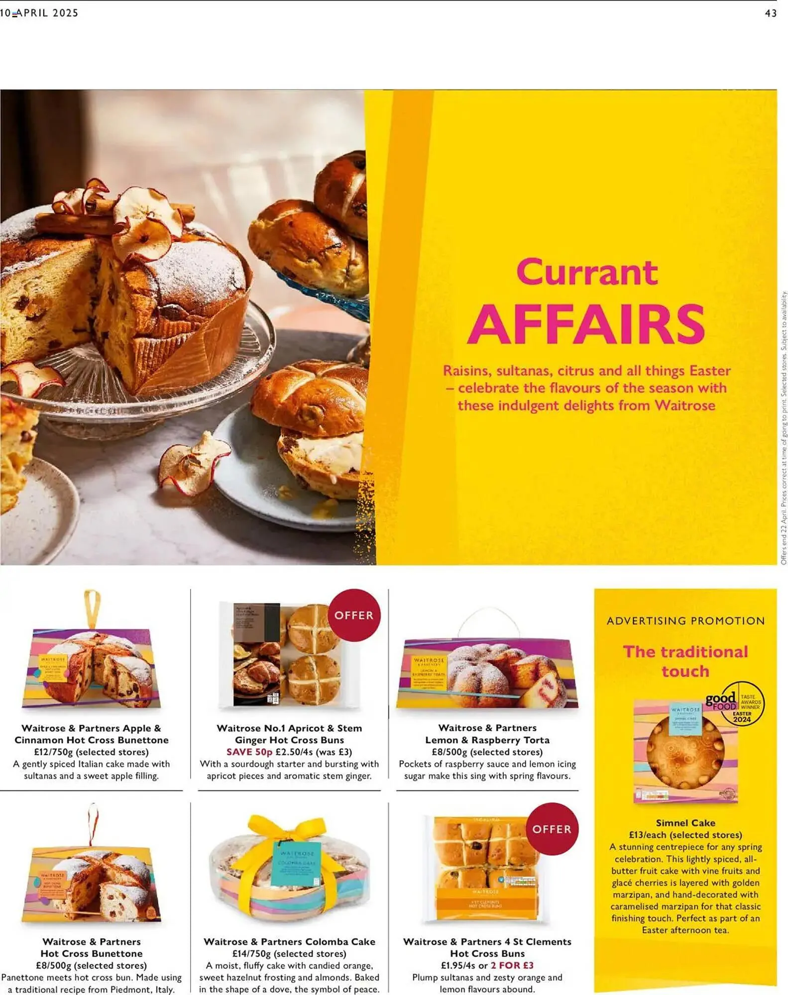 Waitrose leaflet from 10 April to 16 April 2025 - Catalogue Page 43